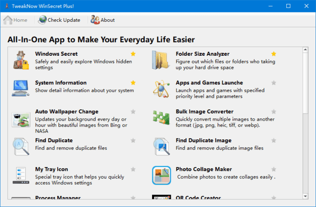 TweakNow WinSecret Plus!(系统优化软件) v9.4.6 便携版
